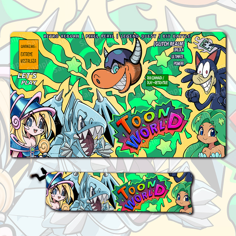 Yu-Gi-Oh! 600x350mm Toon Dark  – Door Mat Blank Bewertung und Preis