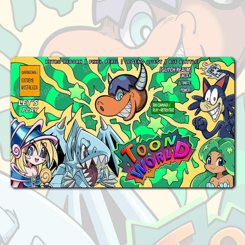 Yu-Gi-Oh! 600x350mm Toon Dark  – Door Mat Blank Bewertung und Preis