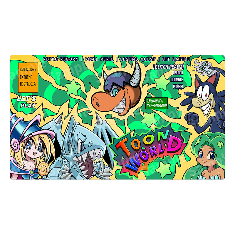 Yu-Gi-Oh! 600x350mm Toon Dark  – Door Mat Blank Bewertung und Preis