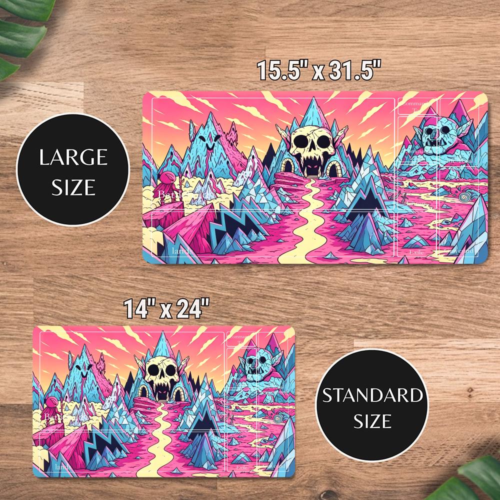 Cartoon Pink Skull Mountain TC – Door Mat Blank Bewertung und Preis